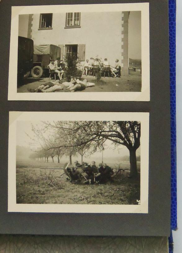 WW2 German Wehrmacht/Luftwaffe Soldier Photo Album-Combat Photos Etc.