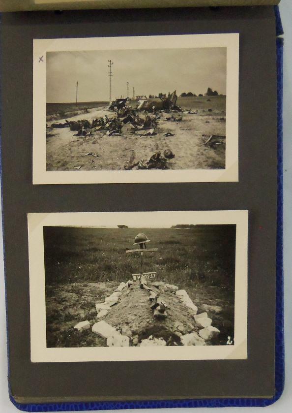 WW2 German Wehrmacht/Luftwaffe Soldier Photo Album-Combat Photos Etc.
