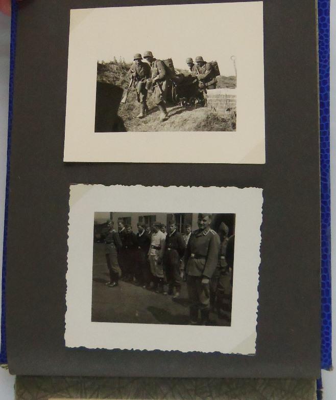 WW2 German Wehrmacht/Luftwaffe Soldier Photo Album-Combat Photos Etc.