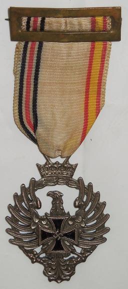 Early WW2 Spanish "Blue Division" Medal For Enlisted