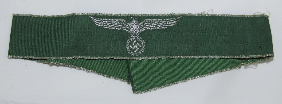 WW2 German Customs Officer Cuff Title