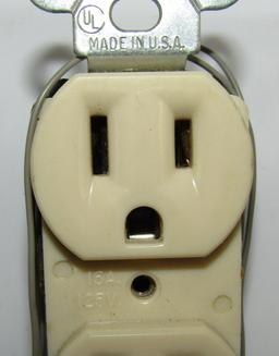 1960-70's Cold War Era CIA/NSA Etc. Spy Outlet Wall Socket With Transmitter "Bug"