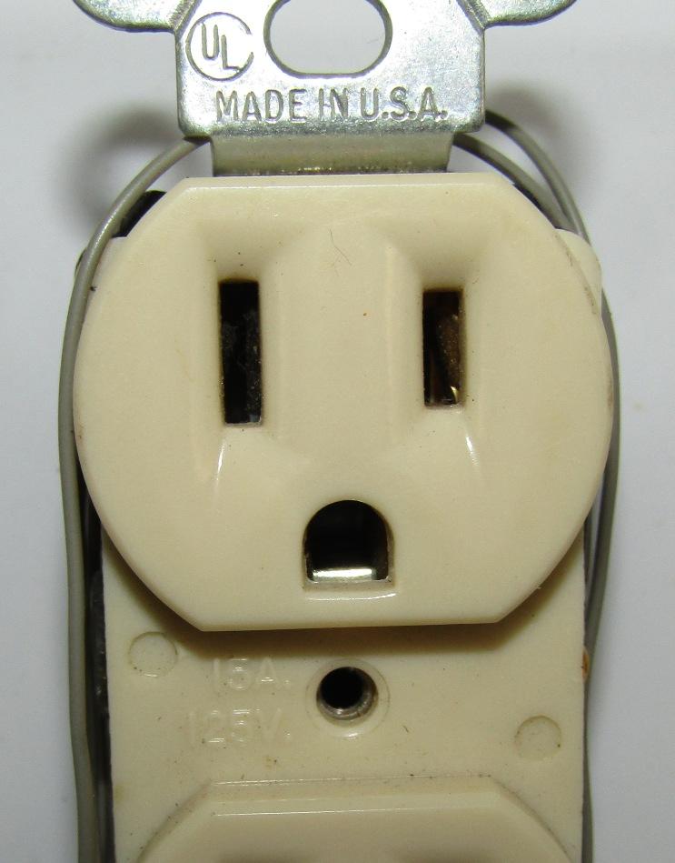 1960-70's Cold War Era CIA/NSA Etc. Spy Outlet Wall Socket With Transmitter "Bug"