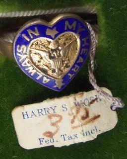 25pcs-WW2 Period USN And US Army Heart Shaped Sweetheart Rings-Harry Wosk