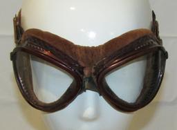 Scarce WW2 Japanese Fighter Pilot Goggles-In Excellent Condition.