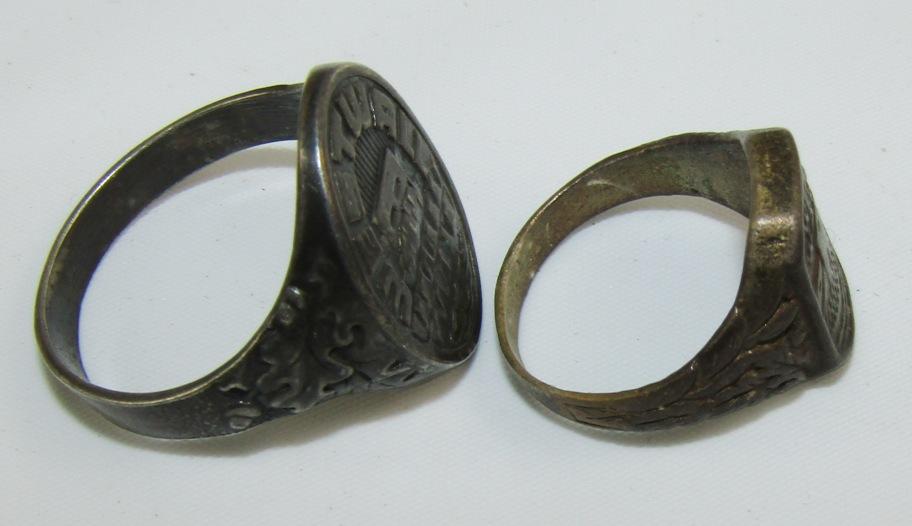 5pcs-WW1/WW2 German Soldier Rings-West Wall Rings