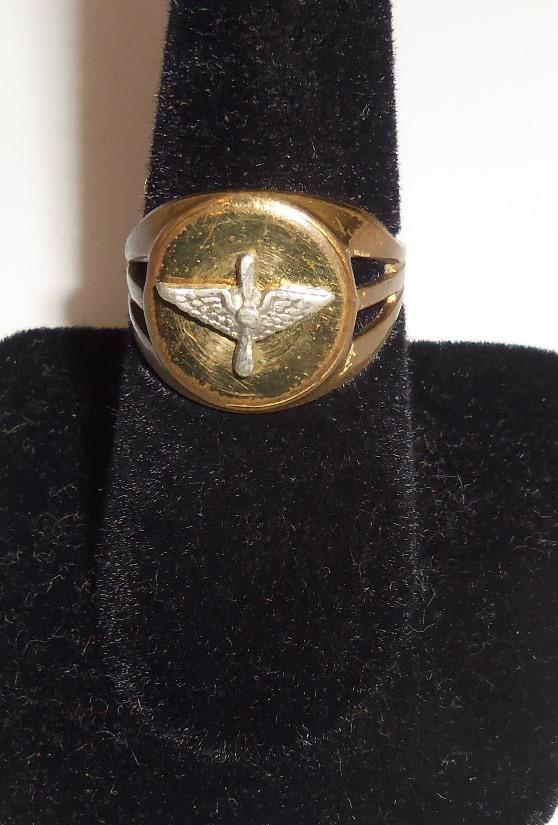 5pcs-Misc WW2 Military Men's Rings-Maritme Service-USN AAC-Ruptured Duck