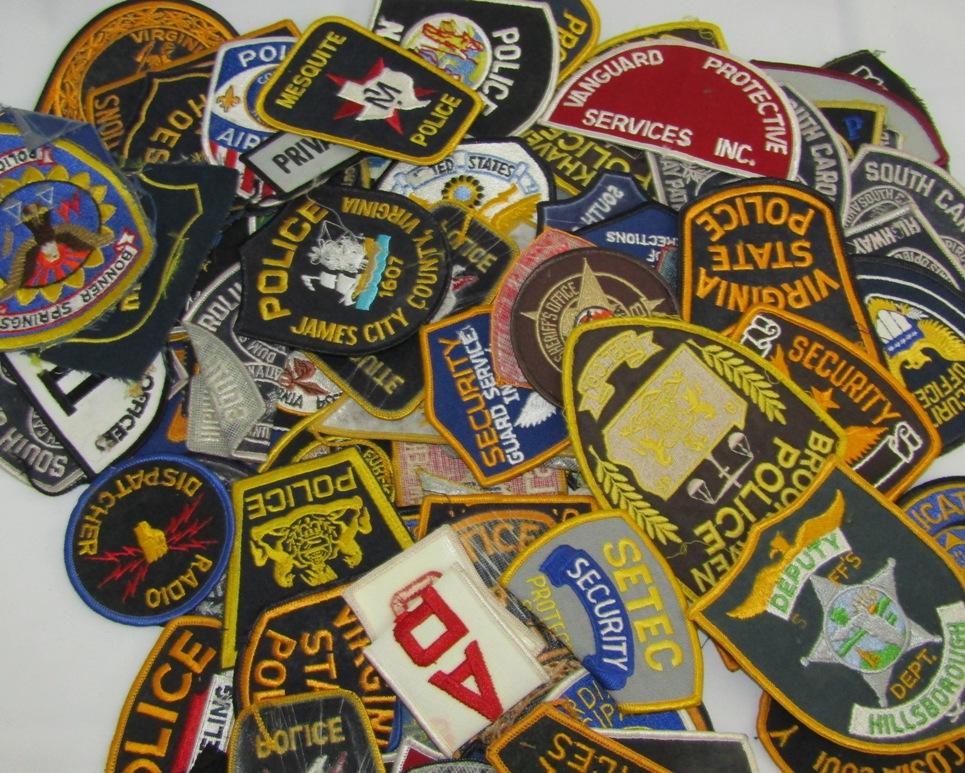 400+ Count Misc. Police And Security Companies Shoulder Patches.