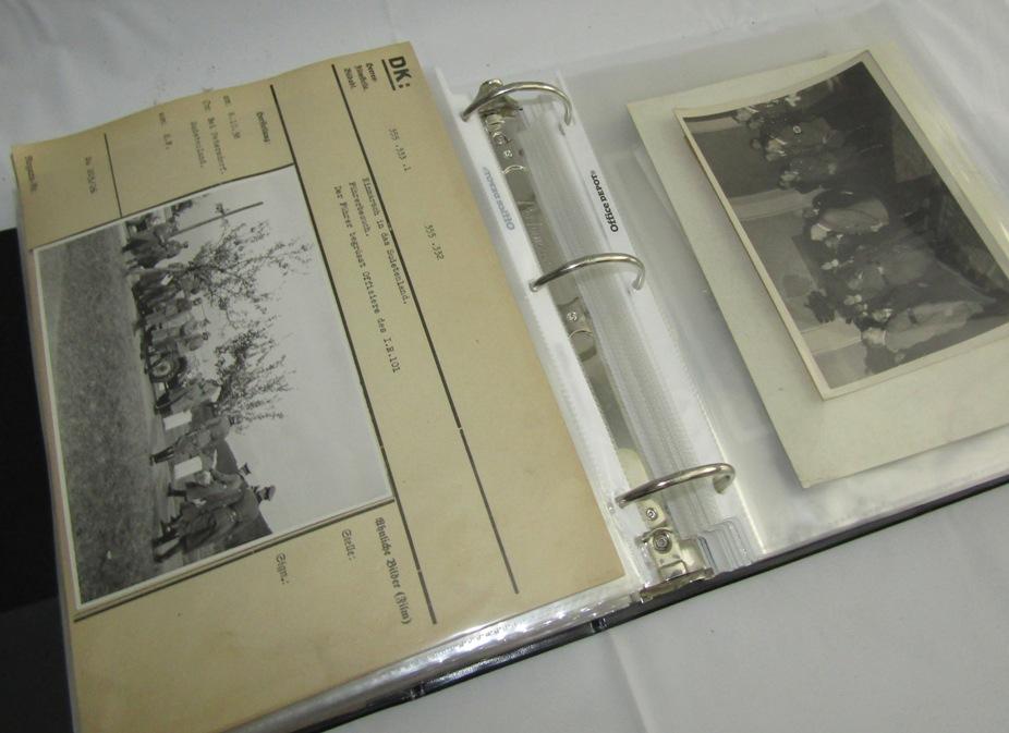 Large Binder With 310+ WW2 Press Photos Etc.