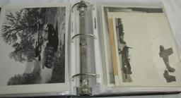 Large Binder With 180+ WW2 Press Photos Etc.