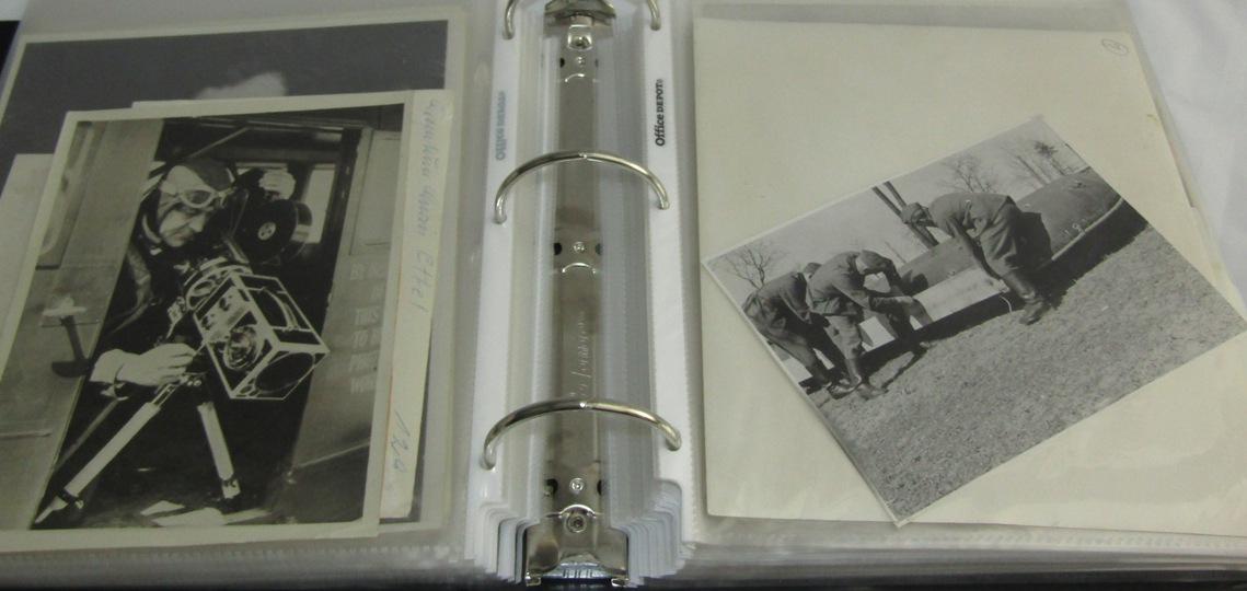 Large Binder With 180+ WW2 Press Photos Etc.