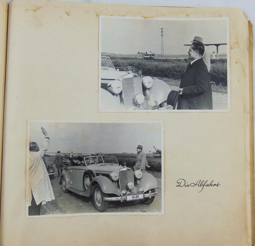 Very Important Original Photo Album-Japanese Navy Officials Meeting German Officials