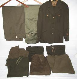 9pcs-WW2 Period U.S. Women's Pants/Skirts-5th AAF Jacket