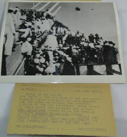 4pcs Original WW2 Japanese Surrender Press Photos