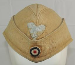 Early Luftwaffe Tropical Overseas Cap-1942 August Schellenberg