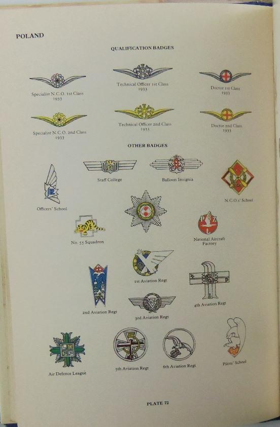 6 pcs. US/Canadian/British/Italian Insignia/Medals/Aircraft Reference Books