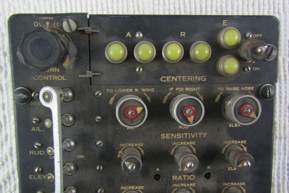 B-17/B24 Type C-1 Autopilot Control Panel/Box