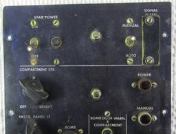 B17/B24 Bombardier Bomb Bay Control Panel