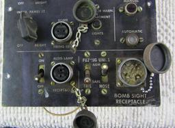 B17/B24 Bombardier Bomb Bay Control Panel