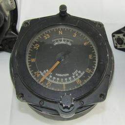 Rare-3pcs WW2 B17G Master Control Autopilot Gyro-Pair  Directional Wing Gyros