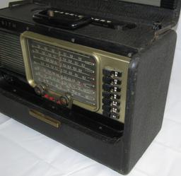 1950's Zenith L600 Trans-Oceanic Tube Radio Dedicated To USS Archerfish Crewman