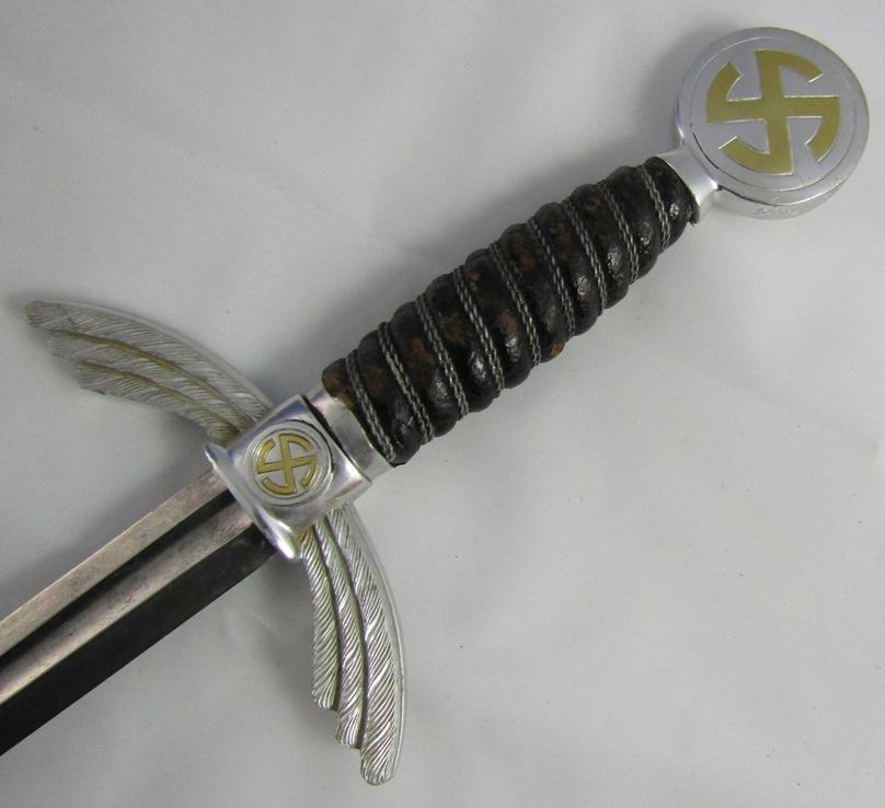 WW2 German Luftwaffe Officer's Sword-No Scabbard