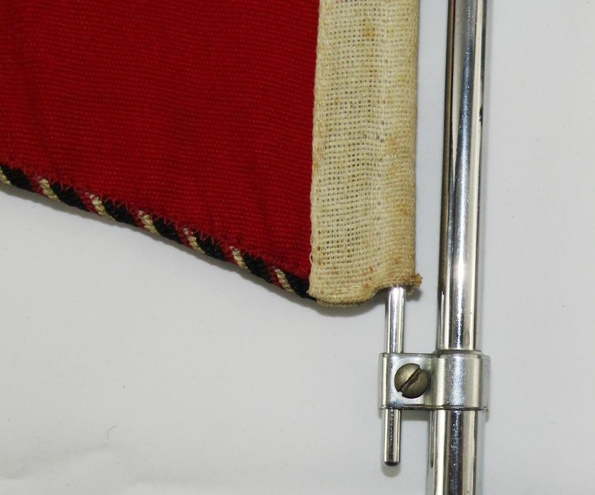 Early NSDAP Staff Car Pennant With Hanger Rod