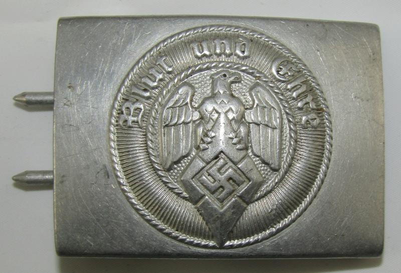 3pcs-Hitler Youth Belt Buckle-HJ Rally Badge Variants