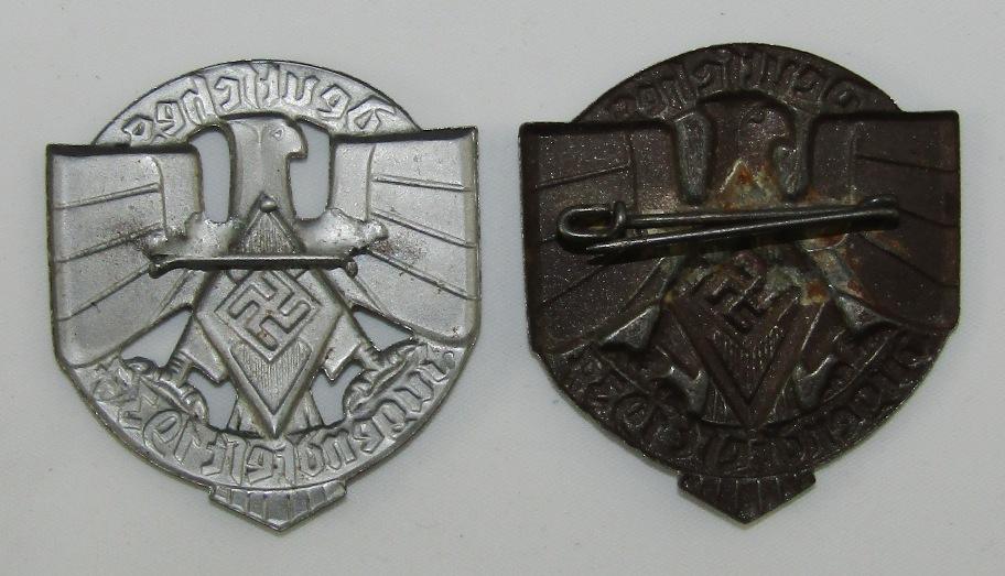 3pcs-Hitler Youth Belt Buckle-HJ Rally Badge Variants