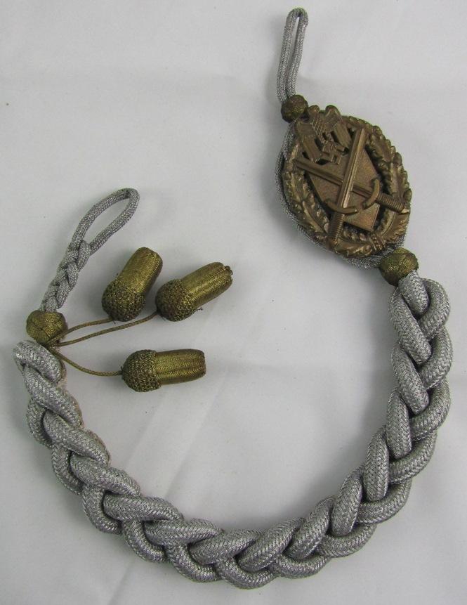 Rare WW2 German Wehrmacht Marksman Lanyard For 12th And Highest Grade