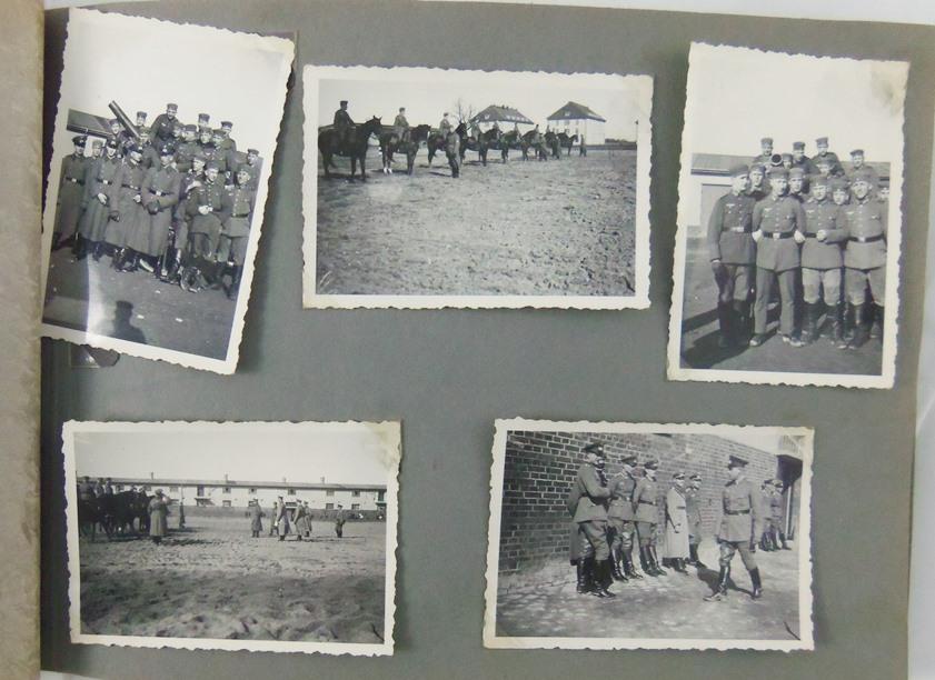 WW2 German Wehrmacht Soldier Photo Album-Unit Marked Album Cover