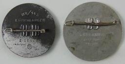 2pcs- WW2 German Rally Badges