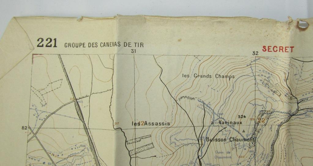 WW1 324th Infantry Rgt/81st Division Named Pioneer Platoon Grouping-Rare Trench Maps