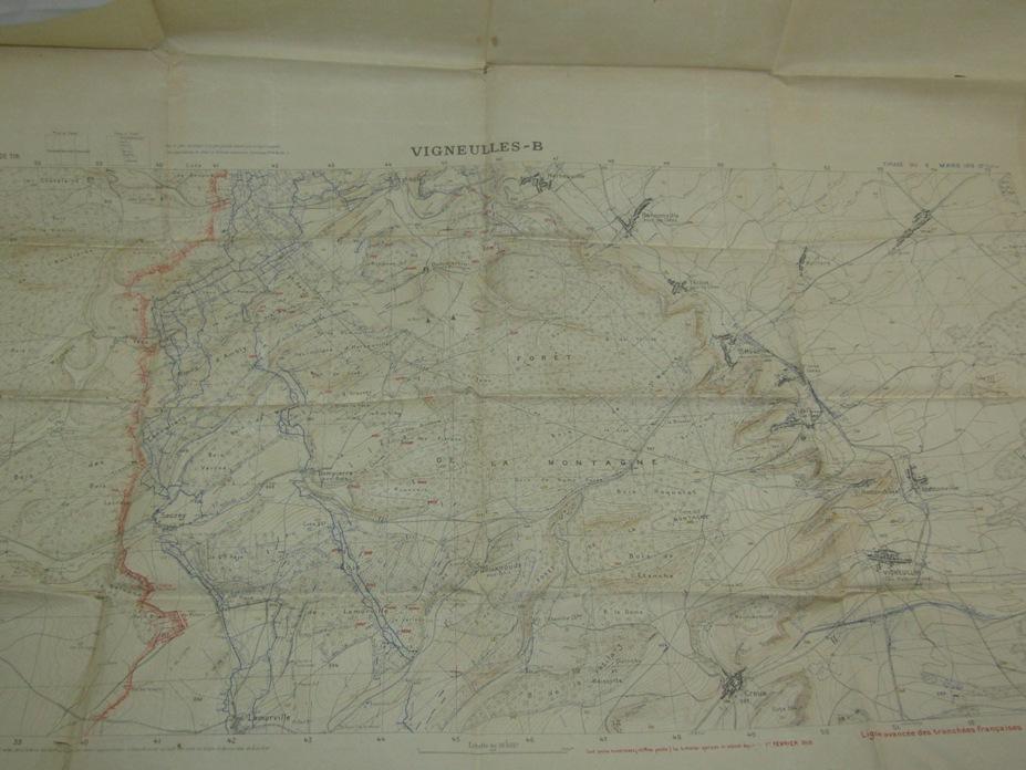 WW1 324th Infantry Rgt/81st Division Named Pioneer Platoon Grouping-Rare Trench Maps