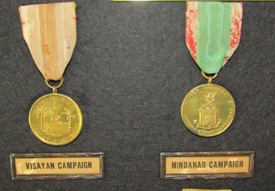 1950-60's Cased Philippine Service/Campaign Medals By High Quality Firm Of 'El Oro'