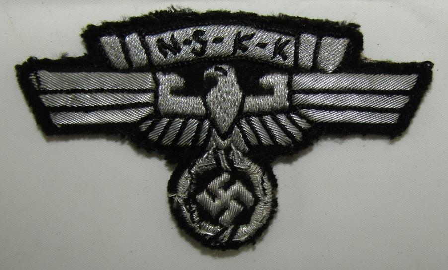 Pre WW2 1936 Version NSKK Officer's Bullion Sleeve Eagle