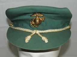 WW2 USMC Women's Bell Crown Hat For The Summer Dress Uniform-Named