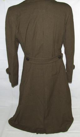 U.S. Women's Army Air Corp Overcoat-1942 Dated-Named