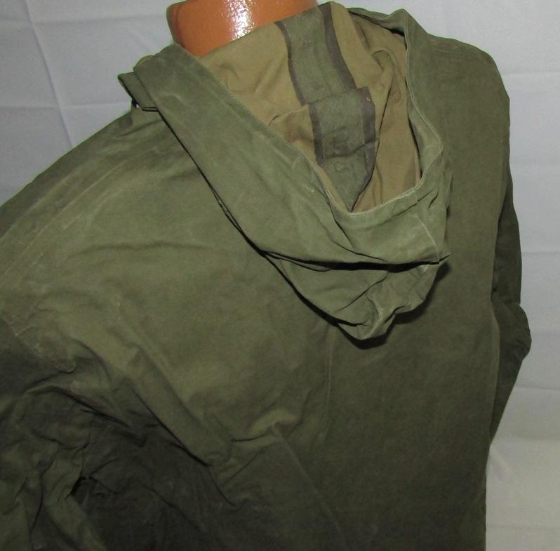 WW2 USN Wet Weather Pull Over Rubberized Canvas Smock