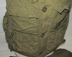 2pcs-U.S. Army Air Forces C-1 Survival Vest=Rare Late War Type A-14 Flight Boots/Mukluks