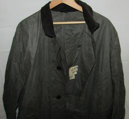 Rare WW2 USN Version Of The Army's Dismounted Rain Coat.