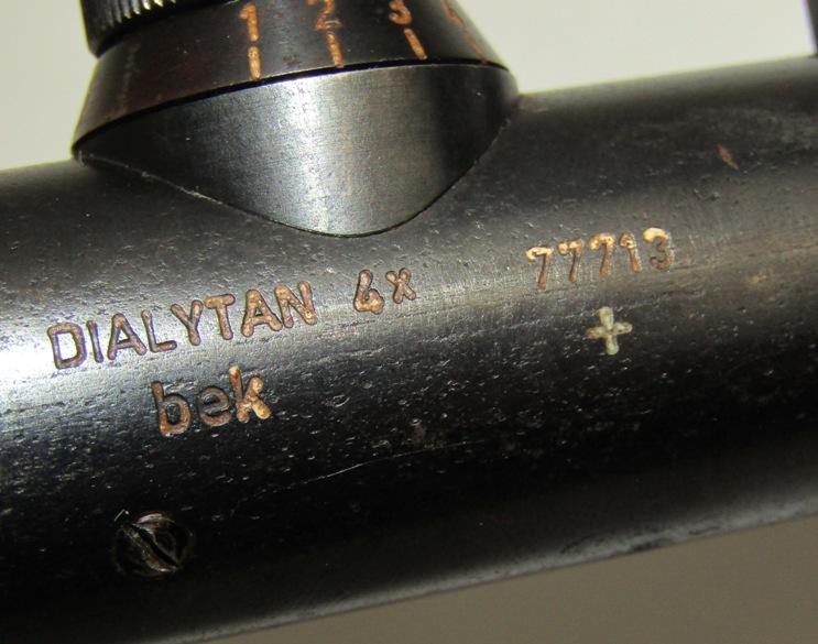 Late War  K98 Sniper Scope-bek Dialytan 4x-Hensoldt Wetzlar