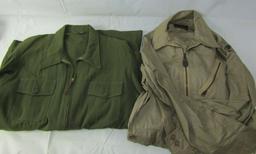 2pcs-U.S. Army Air Forces late War Lightweight Summer Flight Suits-Type K-1/AN6550-M44