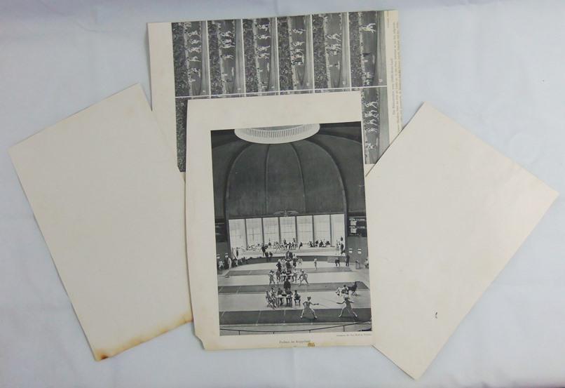 Large Grouping 1936 Berlin Olympics Photo Prints-1932 Cigarette Card Album Photos-Medal Reference