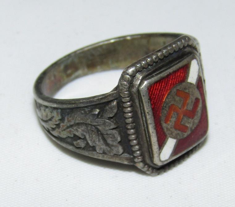 1930's-40's Reverse Swastika Ring