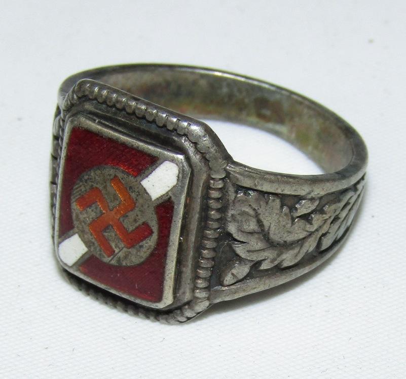1930's-40's Reverse Swastika Ring