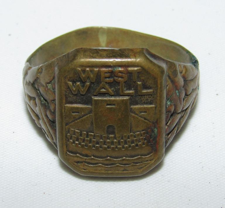 Scarce WW2 Period German West Wall Workers Ring