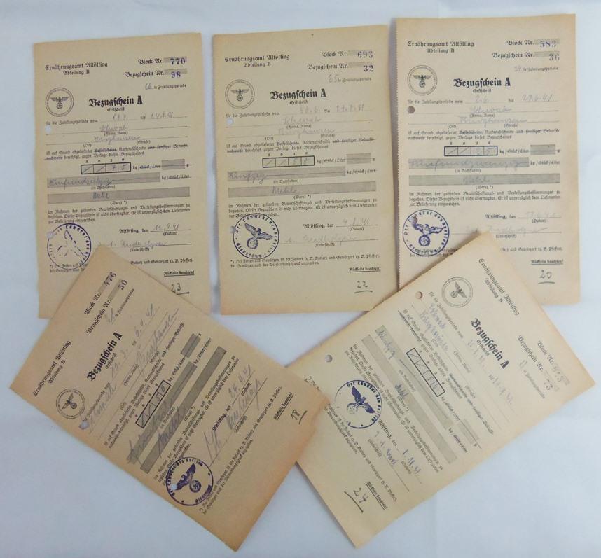 15pcs-Misc WW2 German Wehrpass-Arbeitsbuch-RAD Work Book-Identity Papers Grouping