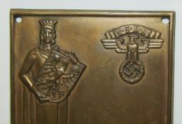 Early 3rd Reich NSKK Plaque Device-Dated 1933