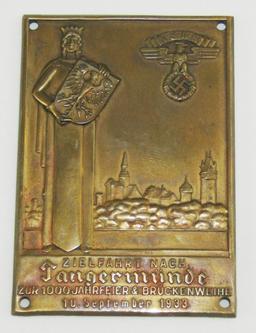 Early 3rd Reich NSKK Plaque Device-Dated 1933